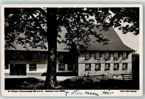 79274 W7811 St. Märgen - Gasthaus zum Rößle Garten