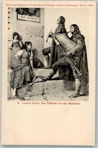 Nr. 3 Leopold Robert: Die Pfifferari vor der Madonna