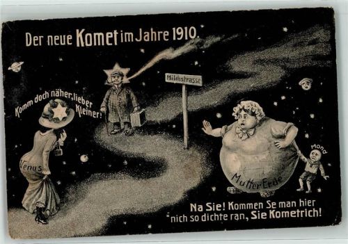 Der neue Komet im Jahre 1910 AK