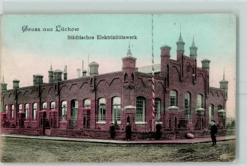 Lüchow 1910 Städtisches Elektrizitätswerk