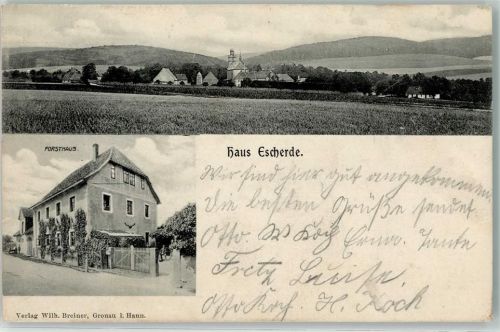 Haus Escherde 1905 Forsthaus