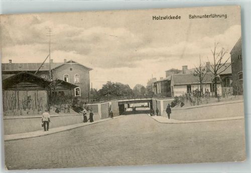 59439 W4755 Holzwickede 1915 - Bahnunterführung