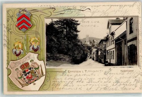 Eppstein Hauptstraße Wappen Passepartout