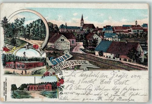 Königsbrück 1907 Baracken Bahngleise