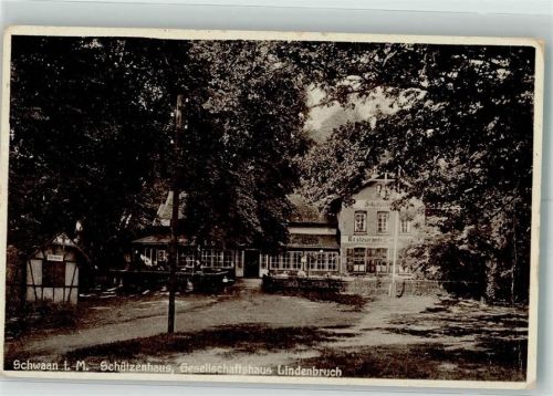 Schwaan Gasthaus Schützenhaus Gesellschaftshaus Lindenbruch