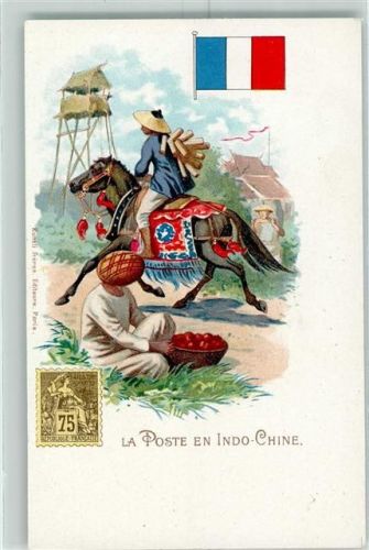 berittener Postbote Indo-China