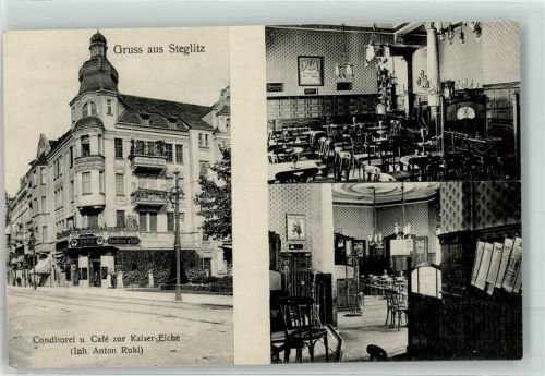 Steglitz Gasthaus Conditorei u. Cafe zur Kaiser Eiche