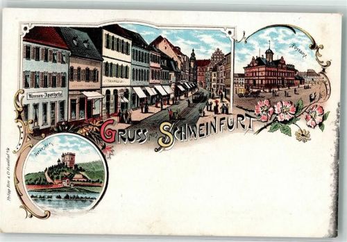 Schweinfurt Peterstirn Postamt Kronen-Apotheke