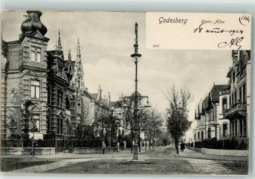 Bad Godesberg 1904 Rhein-Allee Villen