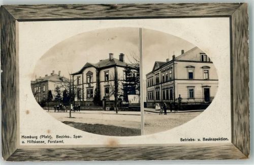 Homburg Bezirkskasse Forstamt Betriebs- und Bauinspektion Passepartout