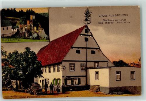 Steinegg Gasthaus zur Linde Maibaum Ruine Steinegg