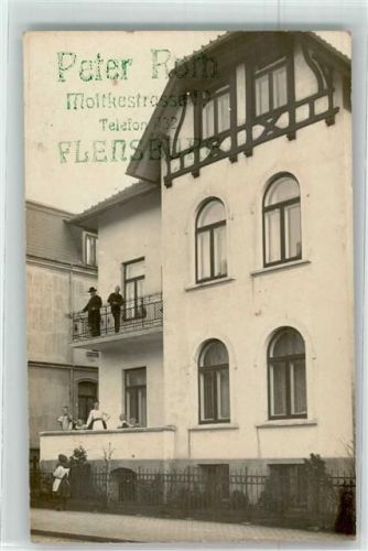 Flensburg 1910 Wohnhaus Pater Ruth Moltkestraße