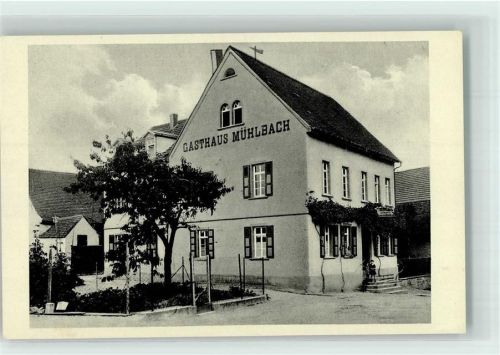 67814 W6765 Dannenfels , Pfalz Foto AK Gasthaus Mühlbach