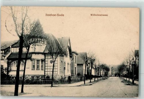 Itzehoe 1913 OT. Sude Wilhelmstraße Villen