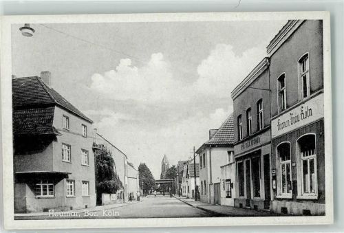 Köln Porz-Heumar Gasthaus Werbung Kronen Bräu