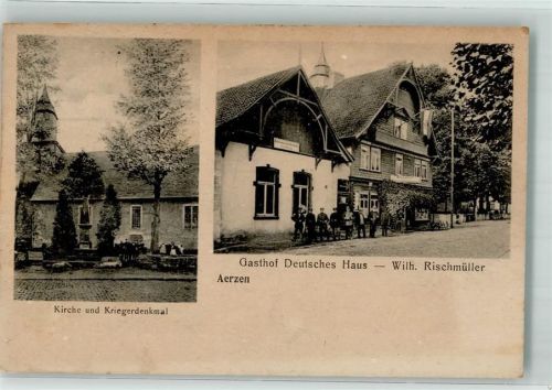 Aerzen Kirche Kriegerdenkmal Gasthaus Deutsches Haus