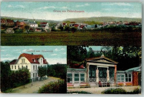 Odershausen 1916 Helenenquelle Gasthaus zum Helenental