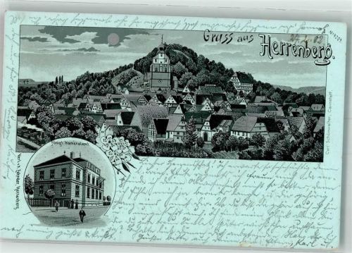 Herrenberg 1902 Kgl. Kameralamt