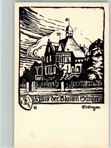 Göttingen Haus der blauen Sänger Studentenwappen Studentika