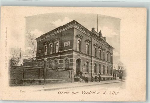 Verden 1905 Postgebäude