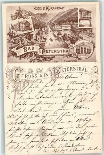 Bad Peterstal 1898 Hotel & Kuranstalt