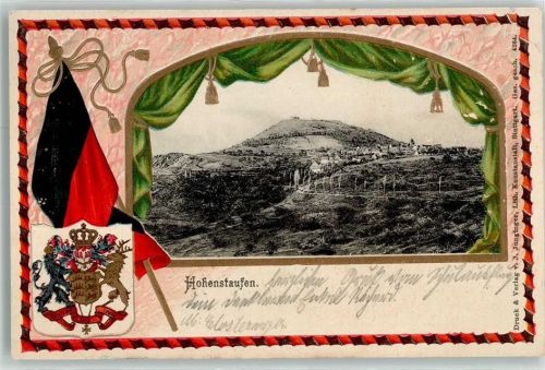 Hohenstaufen 1904 Wappen Passepartout