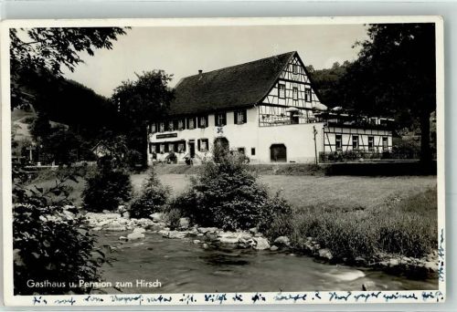 Oberwolfach Gasthaus u. Pension zum Hirsch