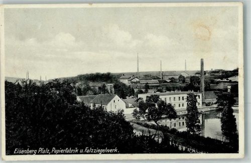 Eisenberg Papierfabrik Falzziegelei