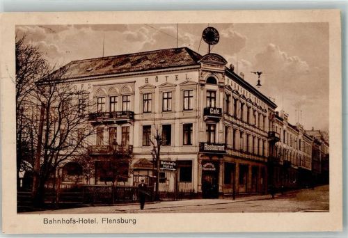 Flensburg 1922 Bahnhofs-Hotel