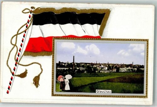 Glauchau Passepartout Fahne Glauchauer Felder