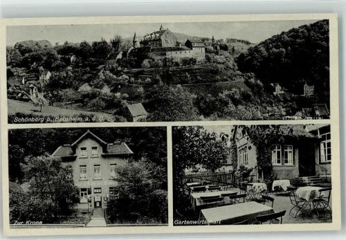 Schönberg Gasthaus zur Krone Gartenwirtschaft