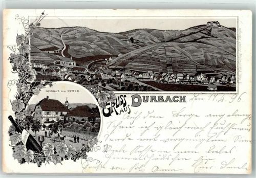 Durbach 1896 Gasthaus Zum ritter