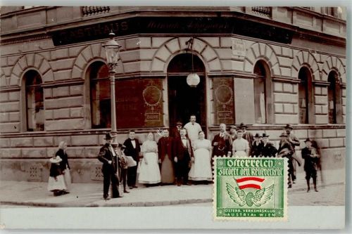 Wien Gasthaus Mollard Einriss Vignette Fördert den Reichverkehr