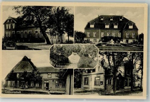 Gribbohm Gasthaus Meierei Kriegerdenkmal Gutshaus
