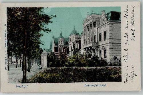 Bocholt 1902 Bahnhofstraße Villen