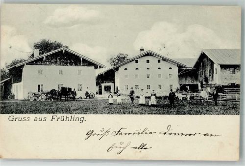 Traunreut 1905 OT Frühling Fahrrad