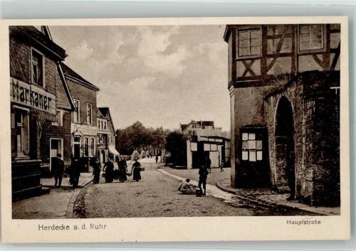 Herdecke 1921 Hauptstraße
