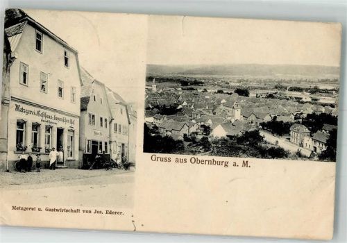 Obernburg Gasthaus-Metzgerei zum bayerischen Hof Erh. II-Repariert