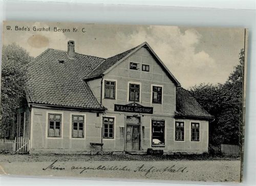 Bergen 1919 Gasthaus Bade