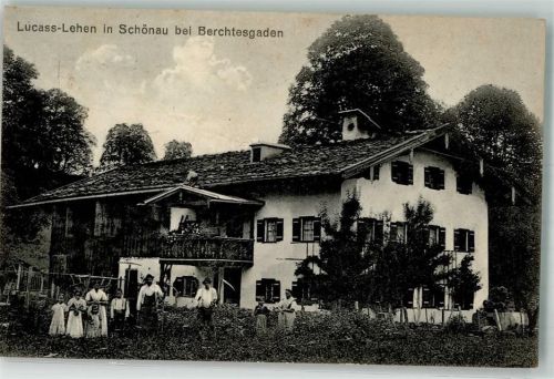 83471 W8240 Schönau a Königssee Foto AK Lucass-Lehen Gruppenphoto