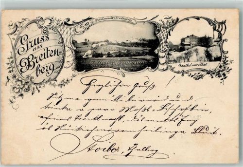 Breitenberg 1897 Gasthaus zur Post