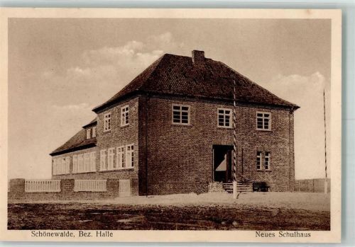 Schönewalde 1932 Neues Schulhaus
