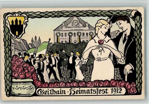 Geithain Heimatfest 1912 Wappen