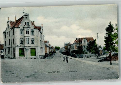 Korbach 1909 Bahnhofstrasse