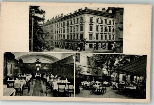 1030 Wien 3. Bezirk, Landstraße Foto AK Gasthaus Arnold Radetzkystrasse 3