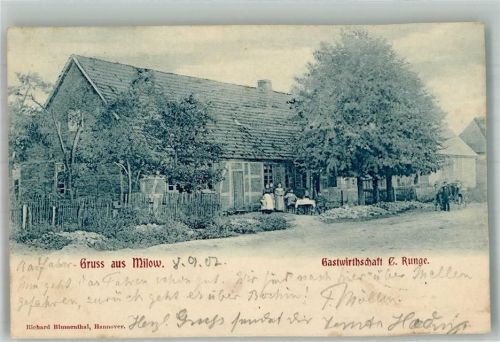 Milow 1902 Gasthaus Runge