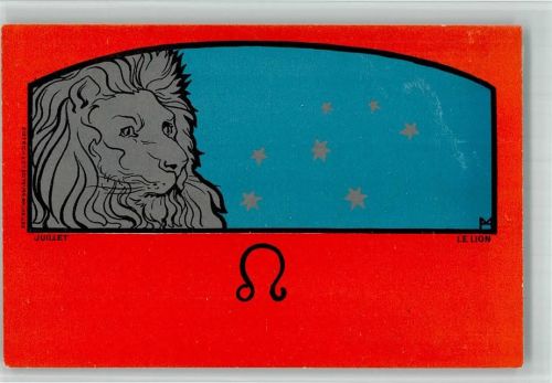 Juillet Juli Le Lion Löwe Sternzeichen
