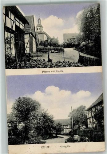 Echte 1916 Pfarre Kirche Karspüle