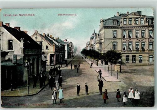 Nordenham 1908 Bahnhofstraße
