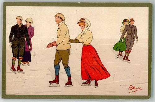1918 Verlag Vouga & Cie Nr. 311 Schlittschuhe